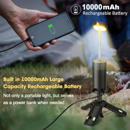 Portable Rechargeable Camp Light with Tripod