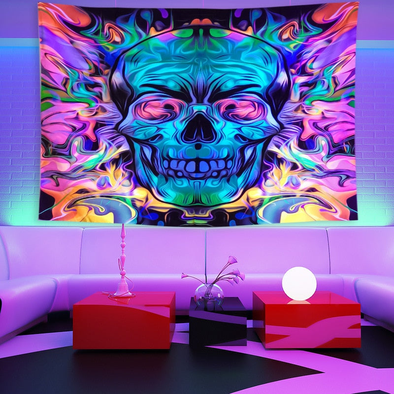 Vibrant Colorful Wall Hanging Tapestry