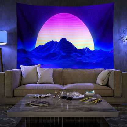 Vibrant Colorful Wall Hanging Tapestry