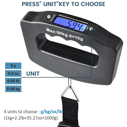 Compact Digital Travel Scale with LCD Display