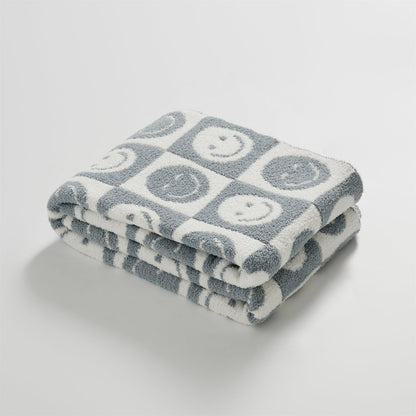 Colorful Plaid Throw Blanket
