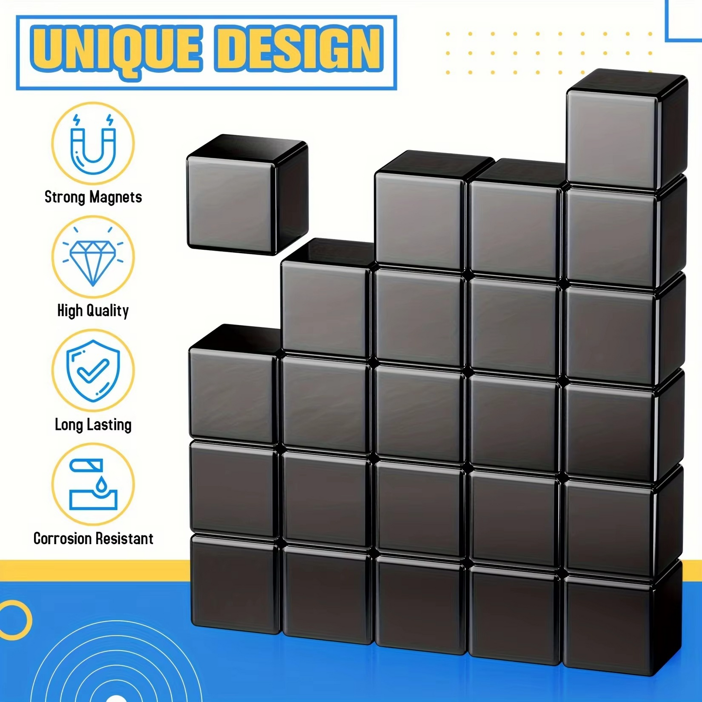 Strong Square Neodymium Magnets for Multiple Uses