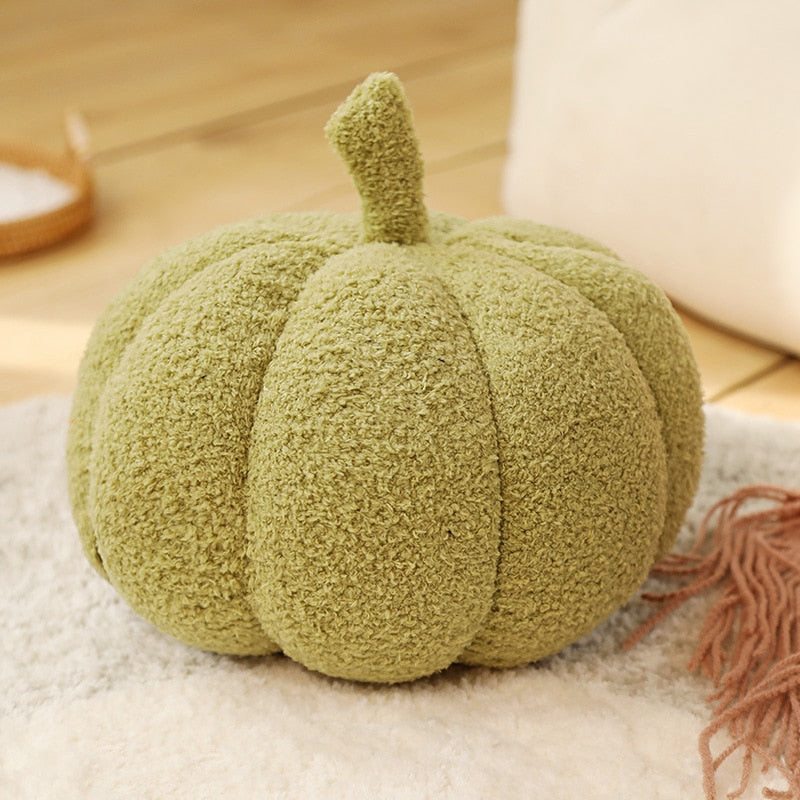Cozy Orange Autumn Throw Pillows