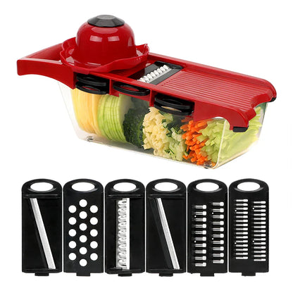 Easy Veggie Chopper 9-Piece Set with Safety Guard - Befez