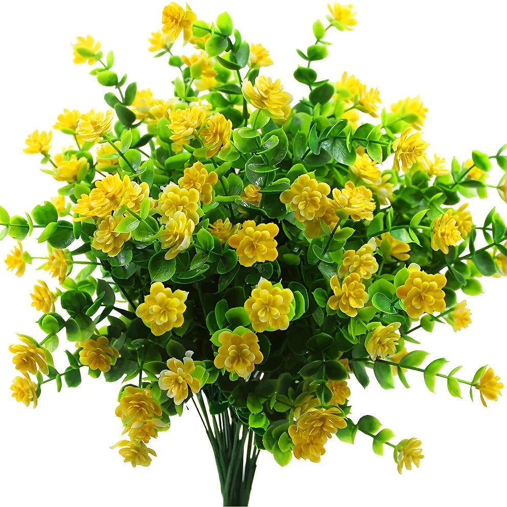 Colorful Outdoor Artificial Hanging Flowers