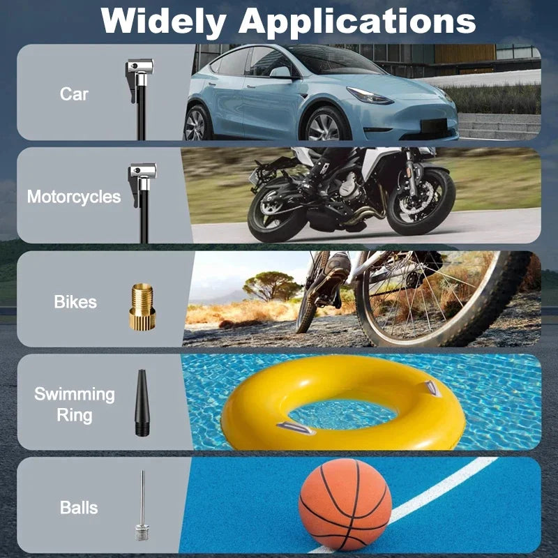 Portable Air Compressor Pump 150PSI Wireless