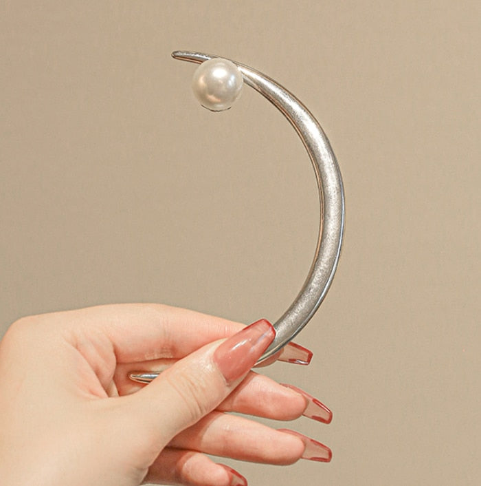 Retro Crescent Moon Hair Pins