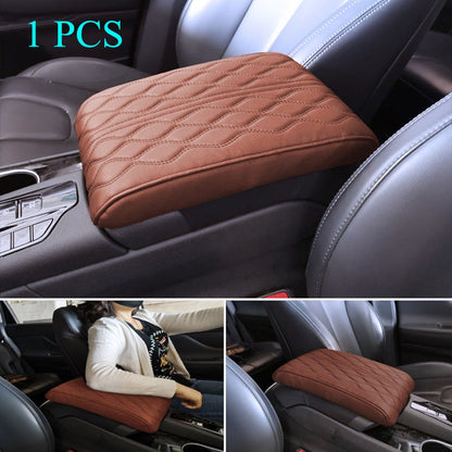 Premium Leather Car Armrest Cushion