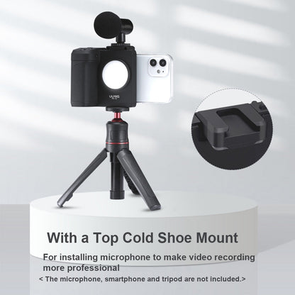 Compact LED Wireless Phone Grip Stabilizer