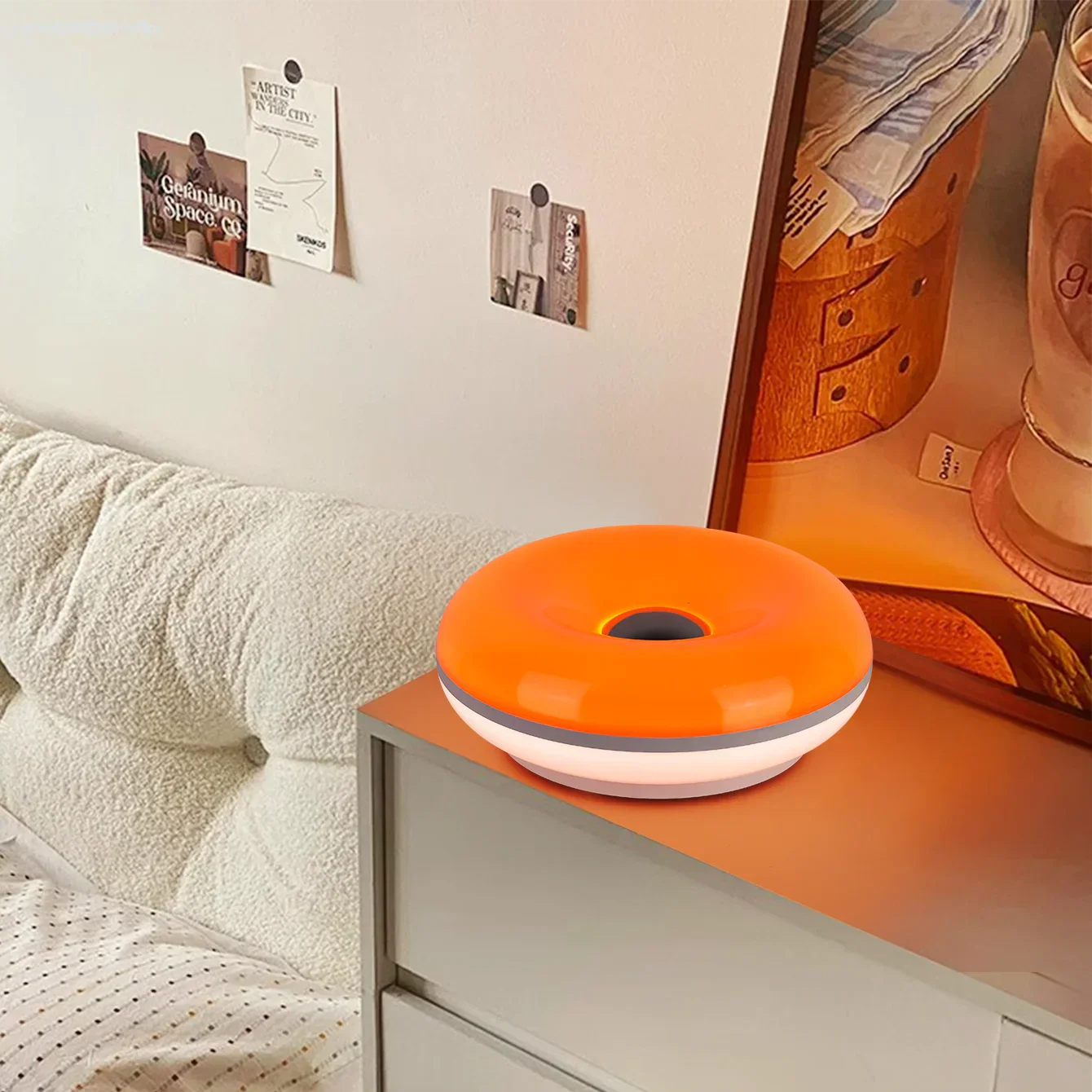 Modern USB Touch Table Lamp with Color Changing LED
