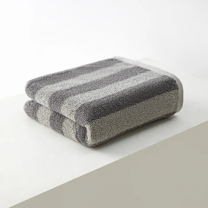Plaid Absorbent Bathroom Towels