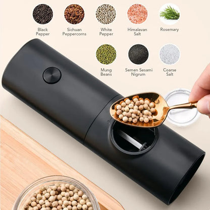 Automatic Salt Pepper Grinder Set, Adjustable Coarse Mill