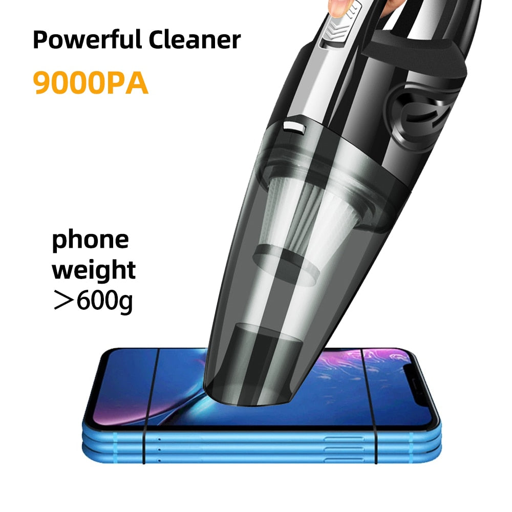Compact Portable Vacuum Cleaner for Home Cleaning