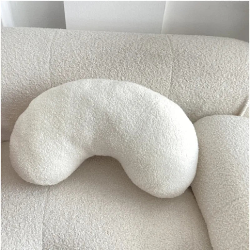 Soft Abstract Throw Pillow