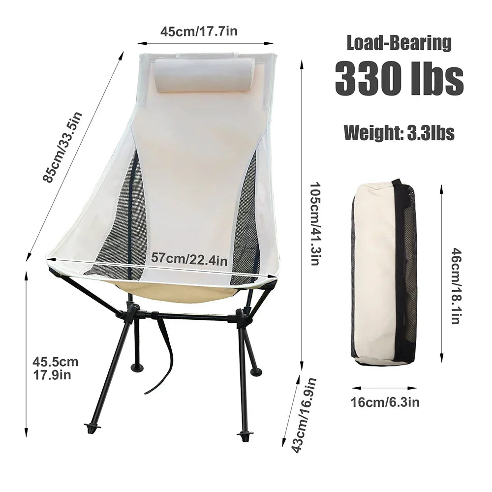 Portable Outdoor Folding Chair Camping Seat