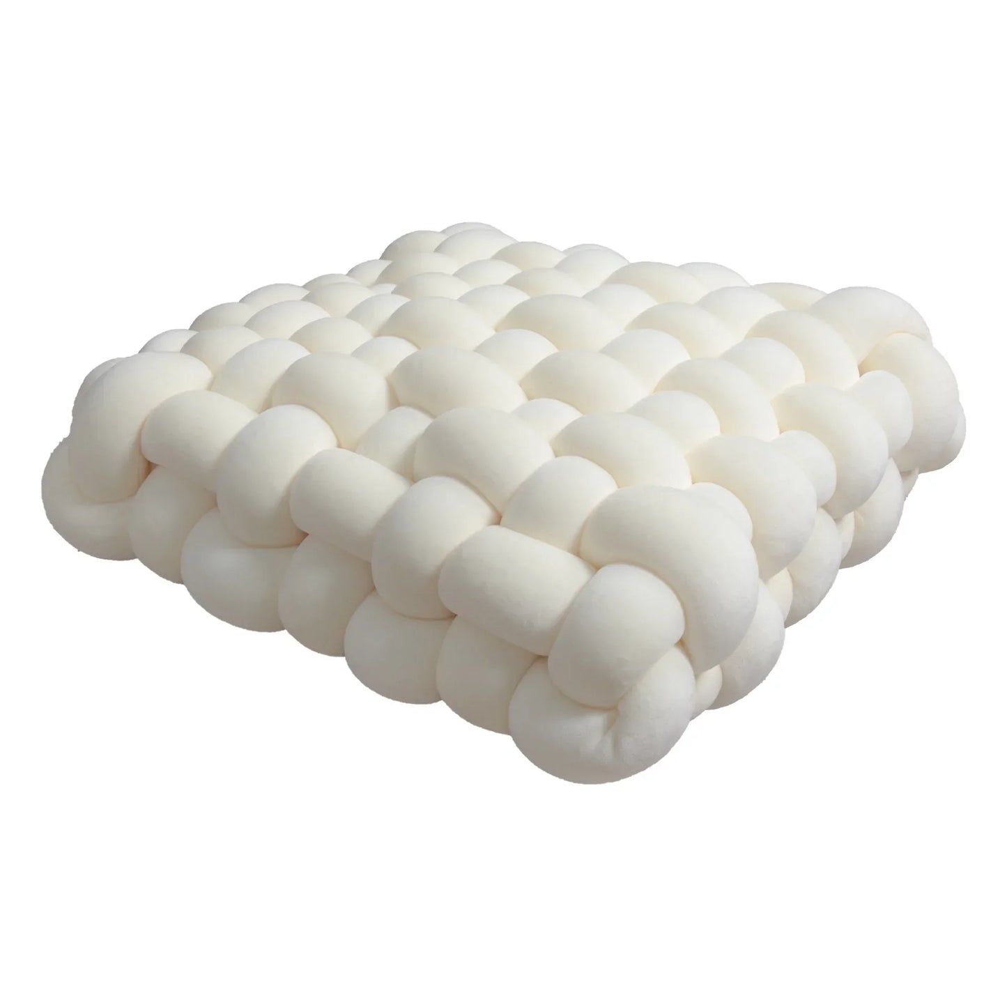 Plush Textured Knot Pillow