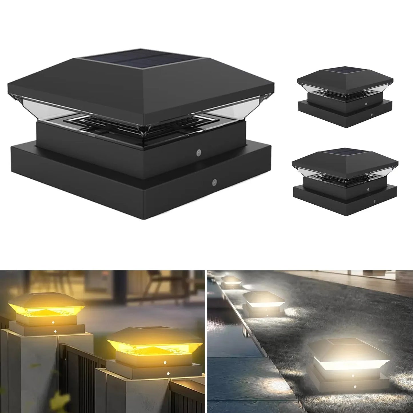 Outdoor Solar Lamp Post | Adjustable Bright Light - Befez