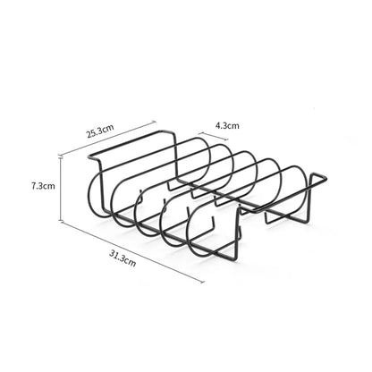 Premium Grill Rib Rack | 4 Tier | Non Stick | Gas & Oven