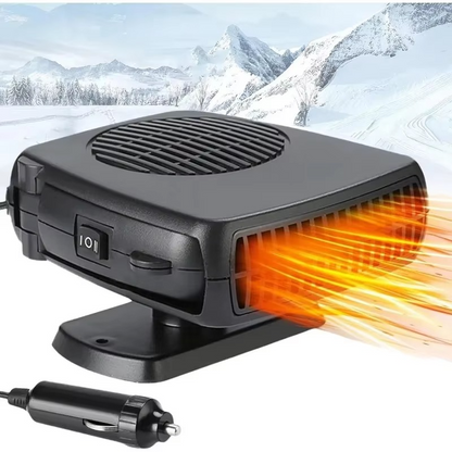 Compact Car Heater Defroster with Cooling Fan