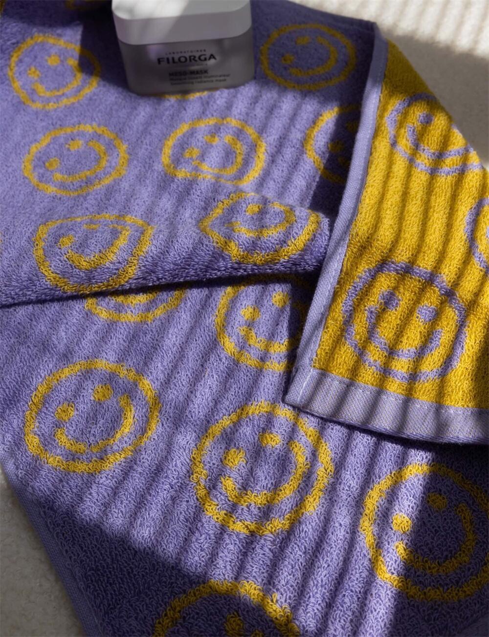 Fun Happy Face Beach Towel