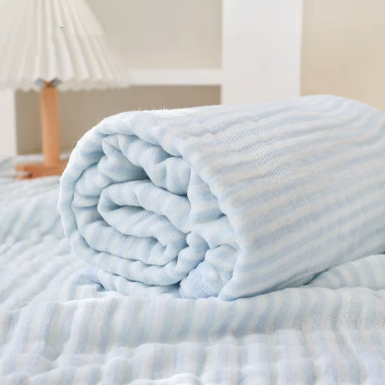 Soft 6-Layer Baby Swaddle Blanket Muslin Cotton Blend - Befez
