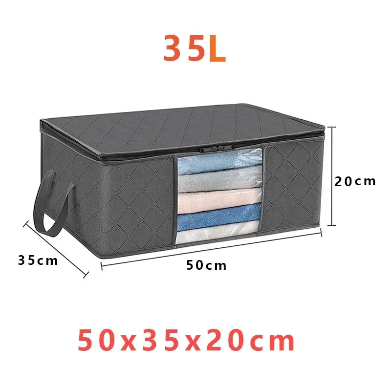Collapsible Closet Storage Bag for Blankets & Clothes - Befez