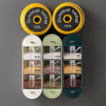 Space-Saving Wall-Mounted Spice Rack Organizer