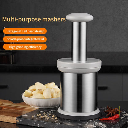Simple Stainless Garlic Press Crusher