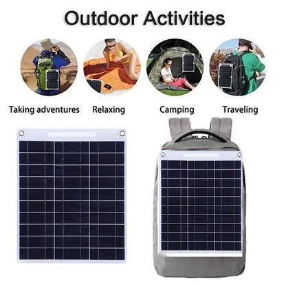 Compact Solar Charger 100W Waterproof Portable Power