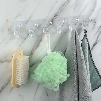 Clear Acrylic Easy Wall Hooks
