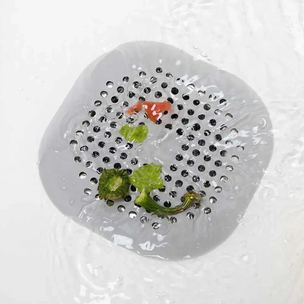 EasyClean Drain Protector with Suction Cup Hair Catcher