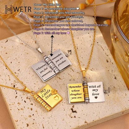 Heartfelt Message Pendant Necklace