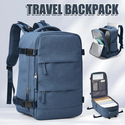 Waterproof Travel Backpack with Laptop Sleeve & Storage