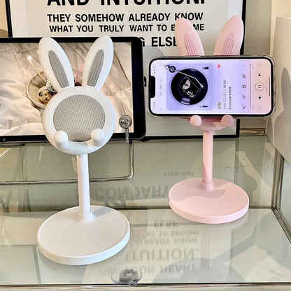 Fun Rabbit Phone Stand Holder Adjustable
