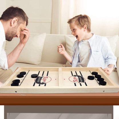 Fun Family Wooden Air Hockey Table Game