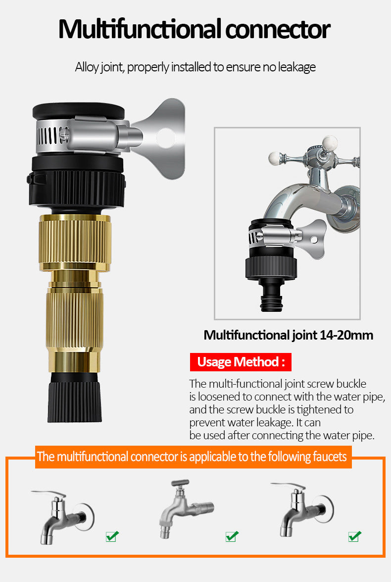 Befez Turbo Car Wash Brush with Soap Dispenser & Extension