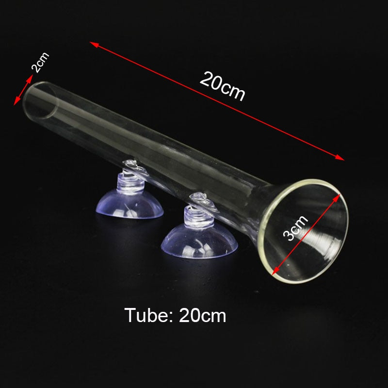 Clear Fish Tank Feeding Tube Aquarium Accessory - Befez
