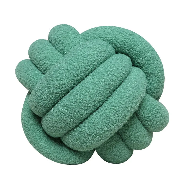 Textured Rope Knot Decor Pillow