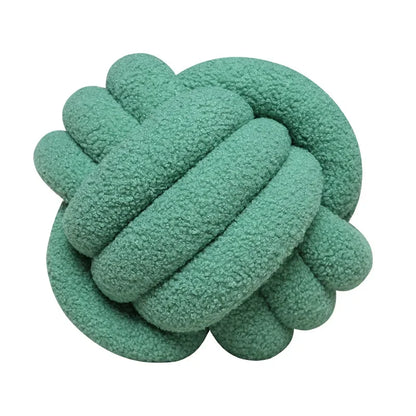 Textured Rope Knot Decor Pillow