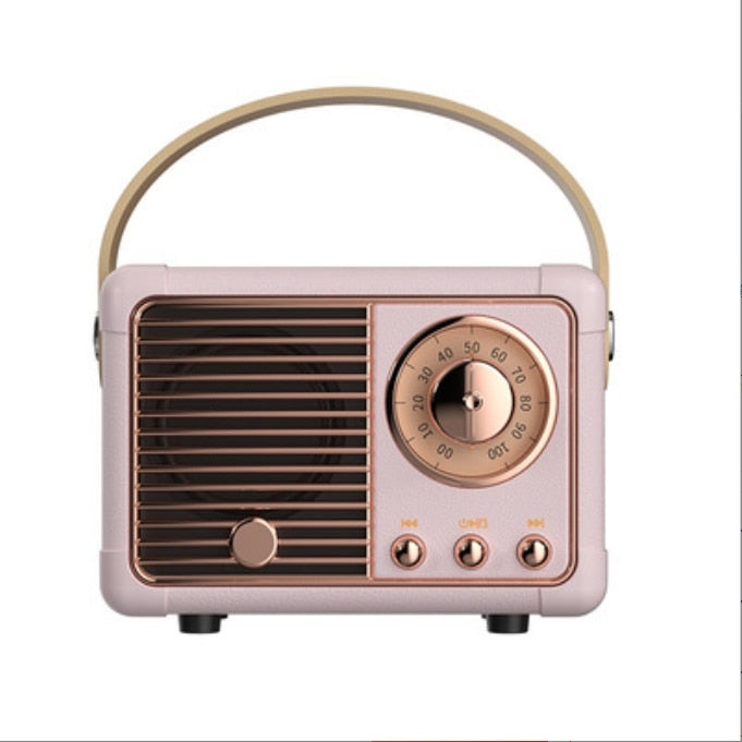 Compact Vintage Radio Bluetooth Speaker