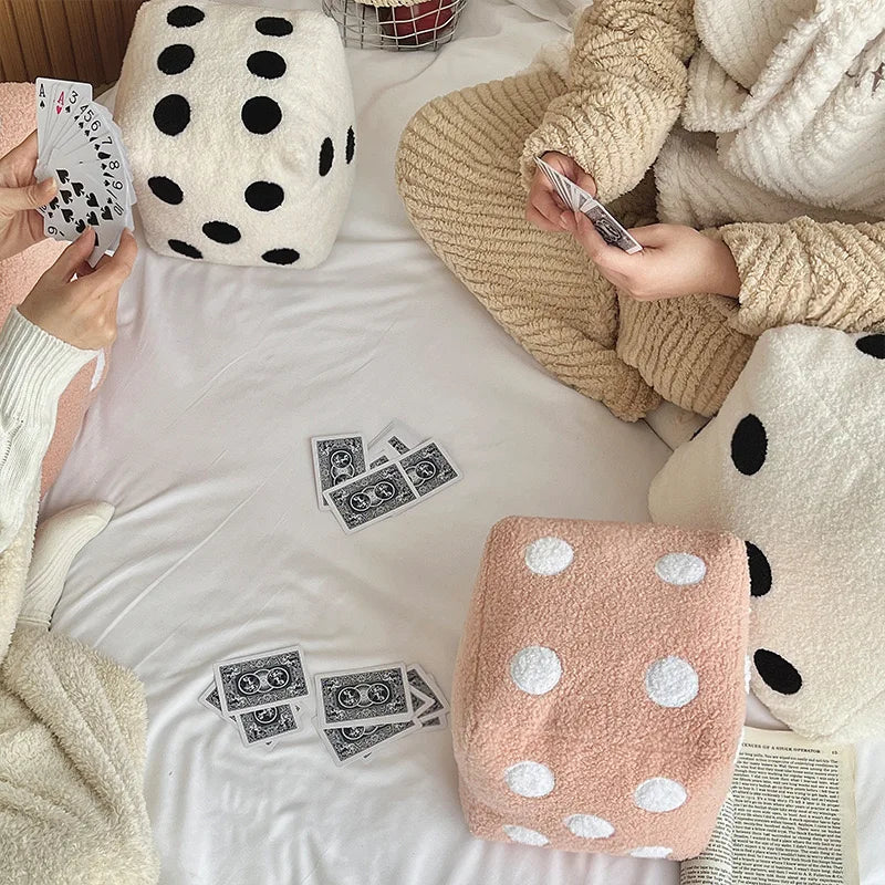Soft Dice Shaped Pillow