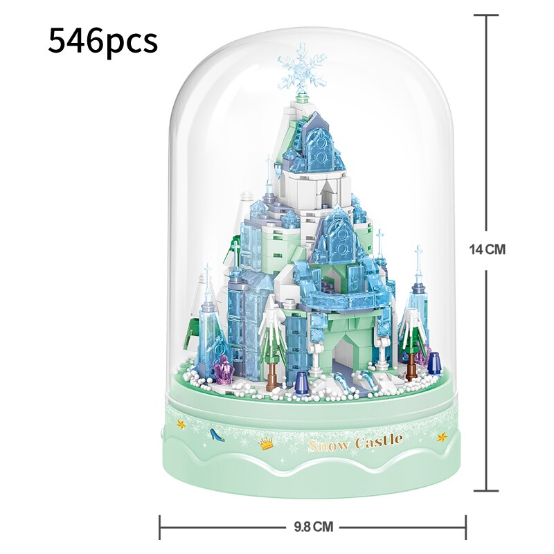 Colorful Castle Musical Jewelry Box - Befez