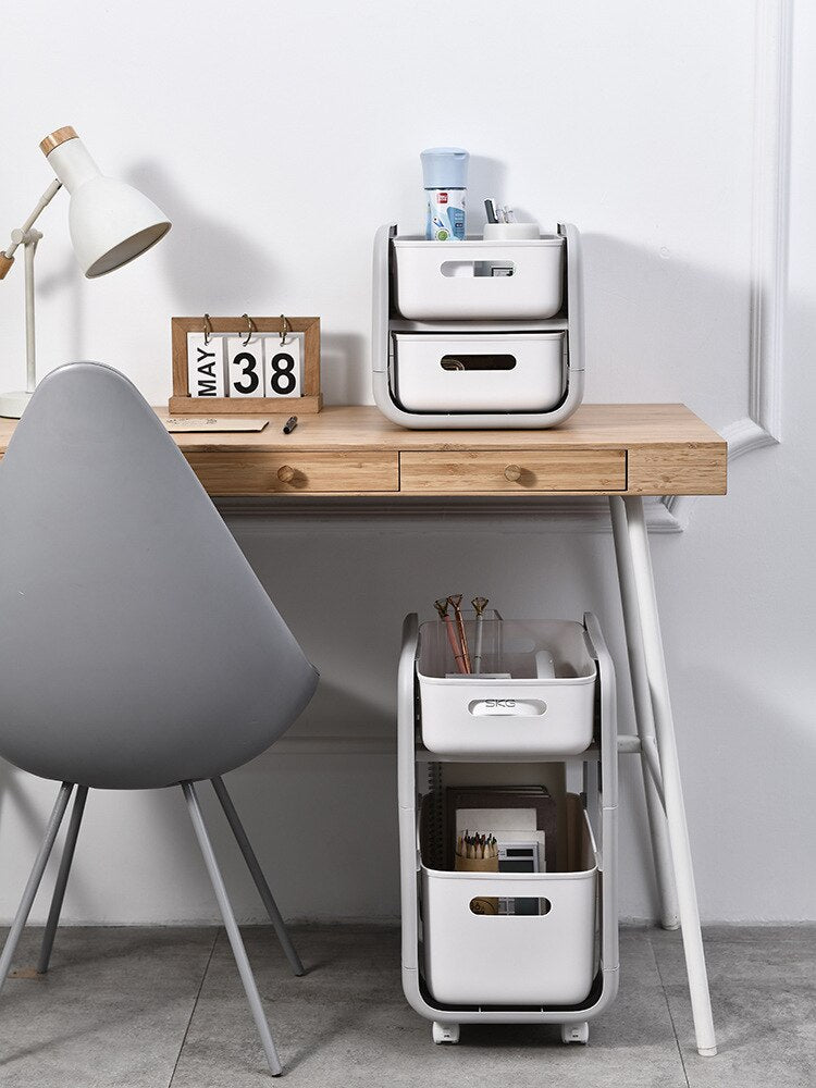 Space-Saving Stackable Home Storage Shelf