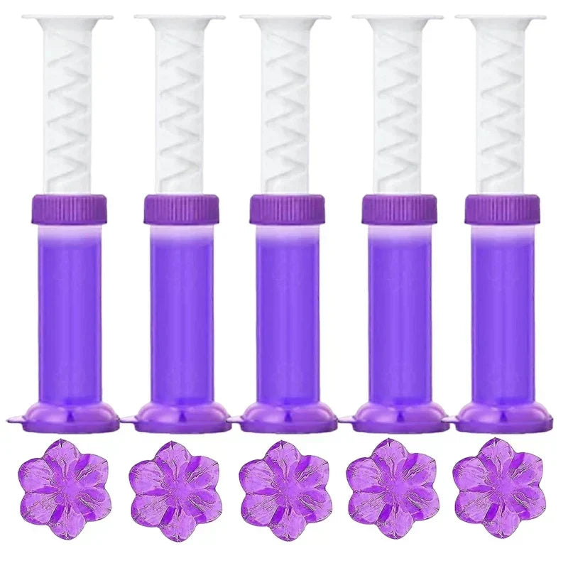 Fresh Bathroom Gel Flowers with Antibacterial Cleanser - Befez