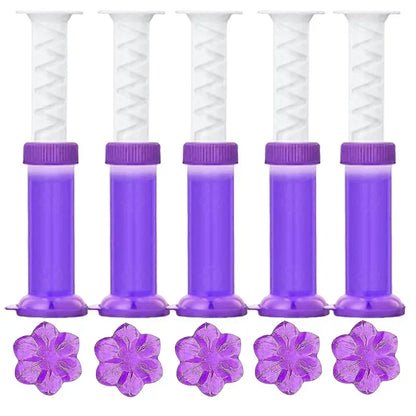 Fresh Bathroom Gel Flowers with Antibacterial Cleanser - Befez