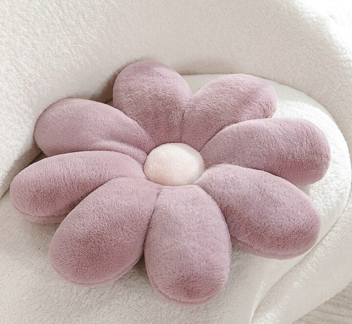 Soft Floral Pillow Cover