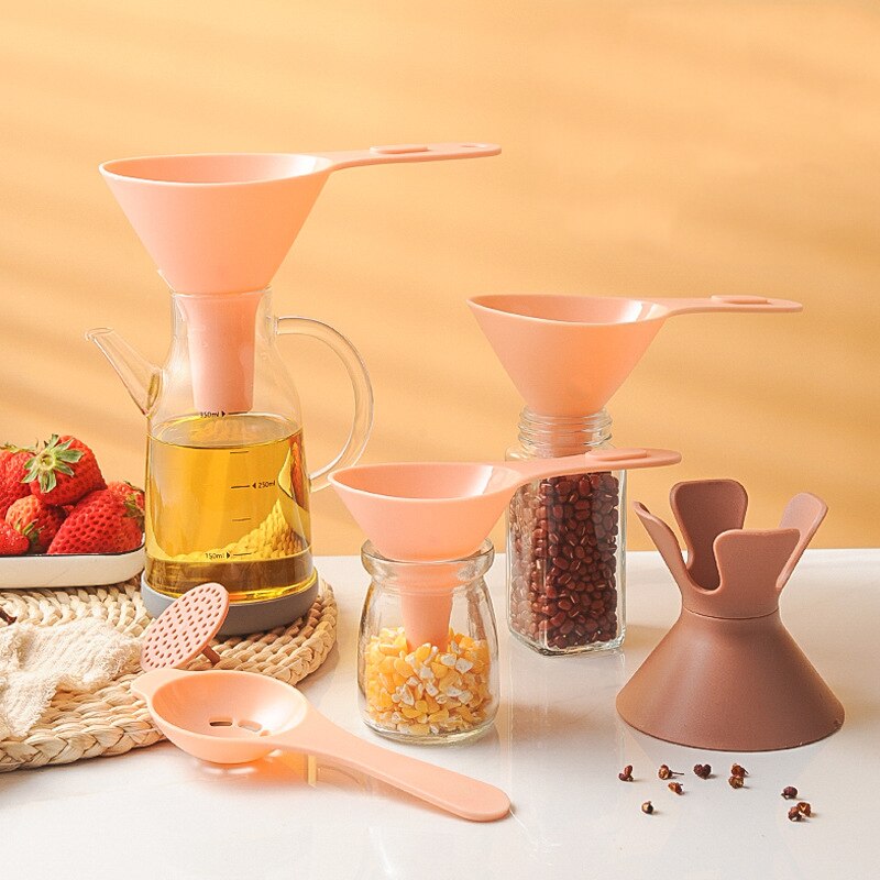 Versatile 6in1 Kitchen Funnel Tool Set