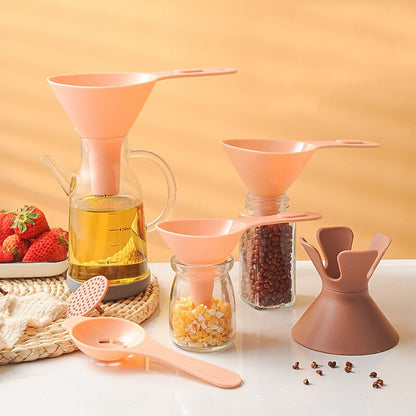Versatile 6in1 Kitchen Funnel Tool Set