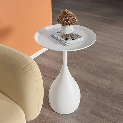 Compact LED End Table with Modern Sleek Design