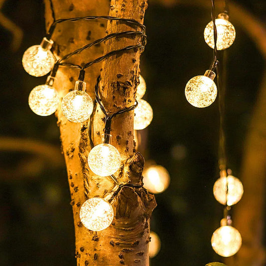 Bright Solar Powered Outdoor String Lights - Waterproof - Befez